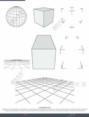 立方图形系列矢量