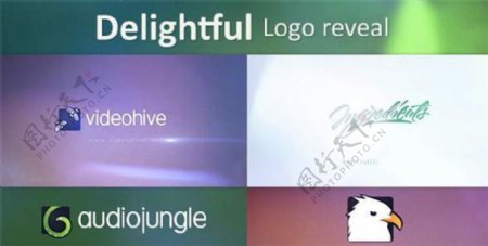 紫色梦幻Logo演绎动画AE模
