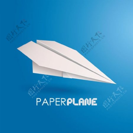 纸飞机背景矢量素材