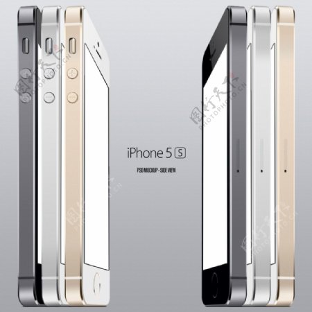 苹果iPhone5S手机展示广告PS