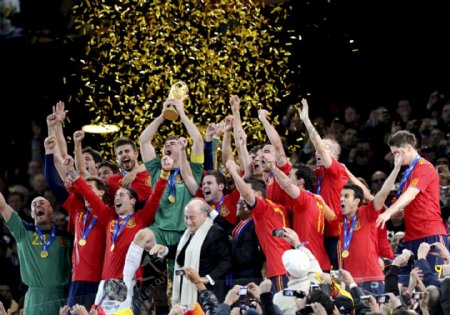 2010南非世界杯冠军西班牙图片