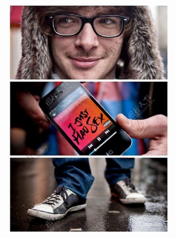 位图照片剪接人物男人手机免费素材