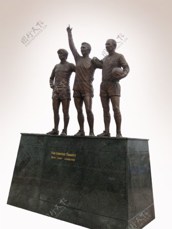 足球雕像图片