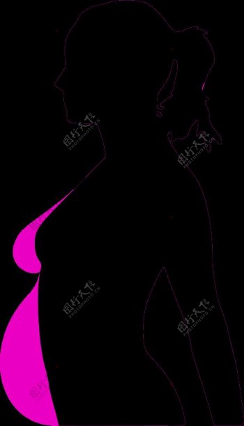 妊娠silhouet