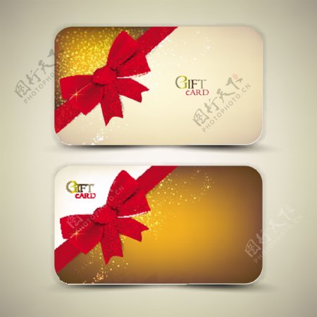 圣诞节贺卡贵宾卡VIP卡设计素材