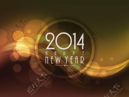 2014新年背景矢量素材