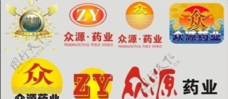 药业logo设计图片