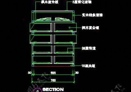 商场装修施工图纸服装类道具cad详图免费下载20090312更新2