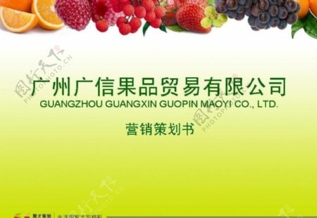 广州广信果品贸易有限公司营销策划书图片
