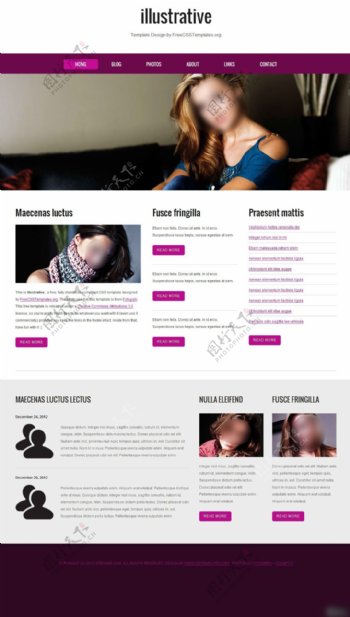 女性购物网页设计