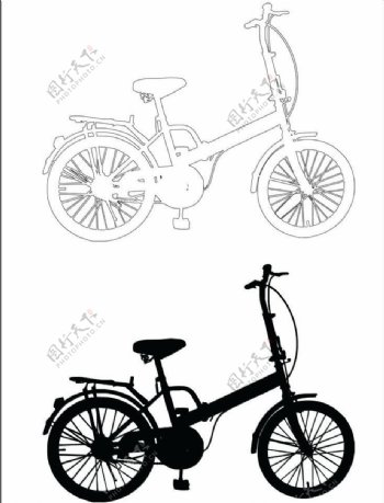 自行车折叠图片