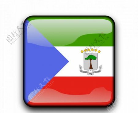 赤道几内亚国旗按钮