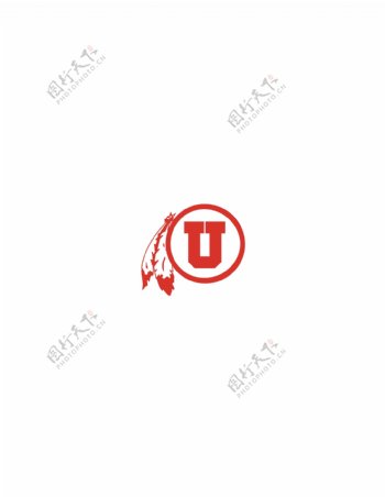 UtahUteslogo设计欣赏UtahUtes知名学校标志下载标志设计欣赏