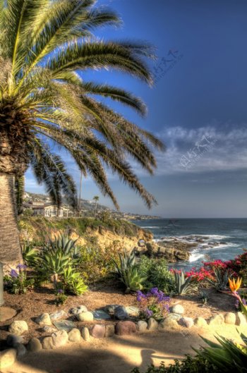 山水风景风景名胜建筑景观自然风景旅游印记拉古纳海滩加利福尼亚图片