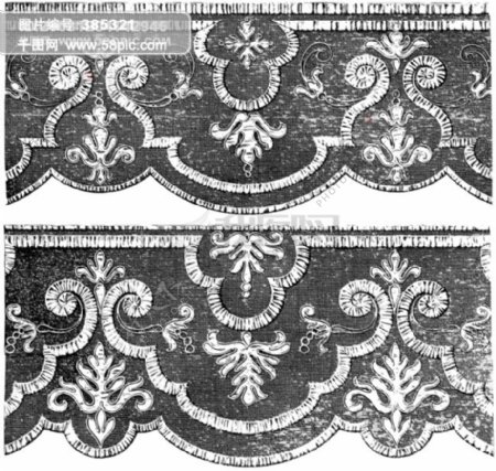 花纹装饰II类欧美古典线条矢量素材