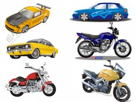 六款超酷摩托车及汽车