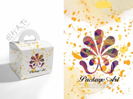 包装盒与装饰花纹