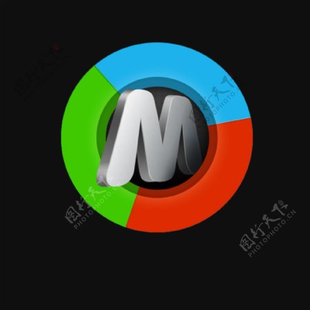 icon图标logopsd源文件m圆圈