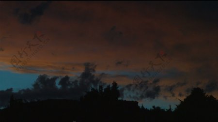 在盐湖城股票视频黄昏的天空云