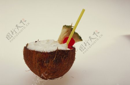 椰子炒冰高清图图片