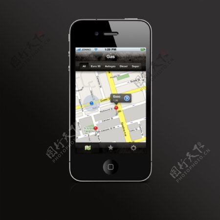 加油站仪iOSAppPSD