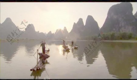 桂林山水视频素材图片