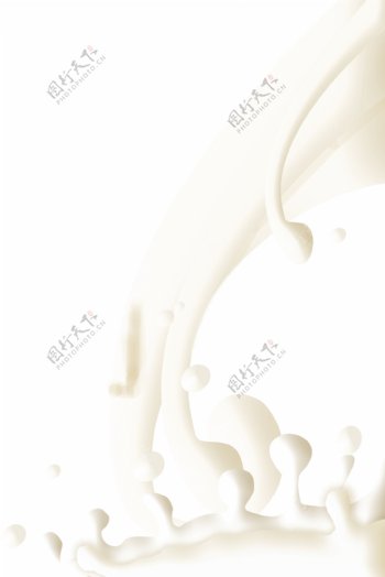 分层牛奶图片