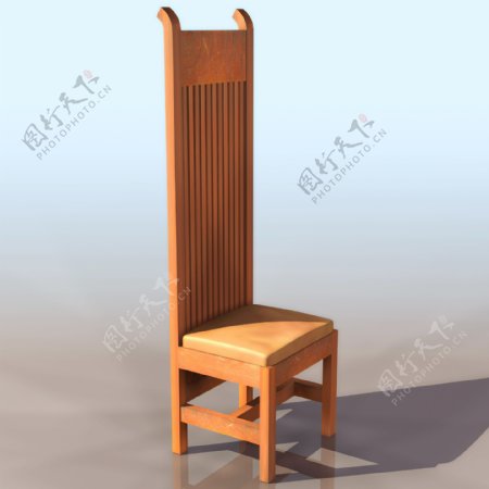 LLOYDCHA中式长椅模型03