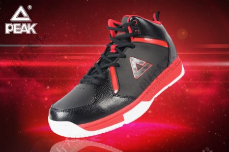 科技感运动篮球鞋特效海报PSD高清下载