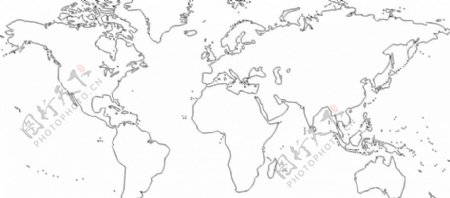 世界政治地图的矢量图形