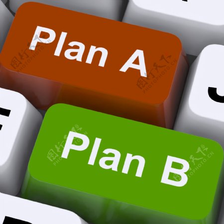 计划A或B的选择显示策略或改变