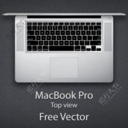 MacBookPro俯视图