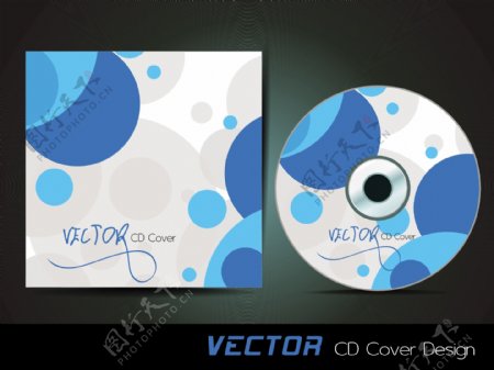 蓝色圆圈CD封面