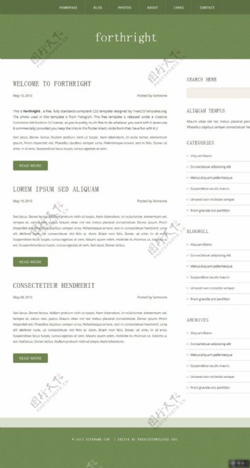 环保宣传网页设计