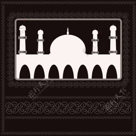 伊斯兰教古典花纹壁纸图片