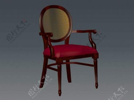 欧式椅子3d模型家具效果图146