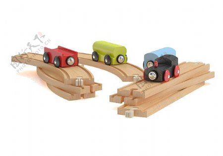 儿童玩具火车3d模型