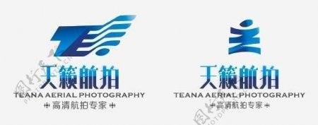 天籁航拍logo设计图片
