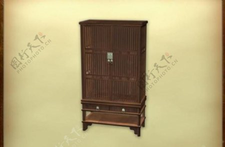 中国古典家具柜子0053D模型