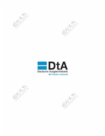 DtAlogo设计欣赏DtA金融机构标志下载标志设计欣赏