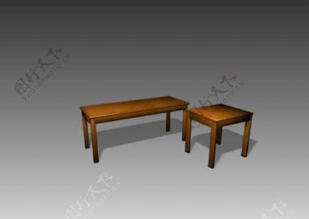 桌子茶几办公桌等3D现代家具模型20081129更新37
