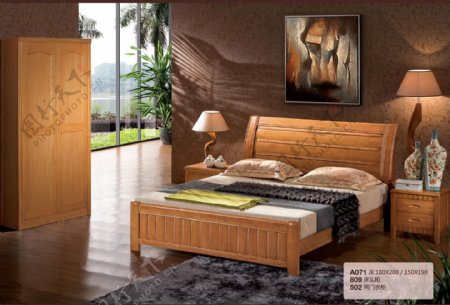 实木床免费实木床背景图片实木床