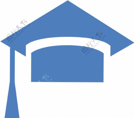 毕业帽简单图标