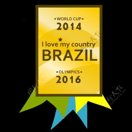 巴西20142016奖章