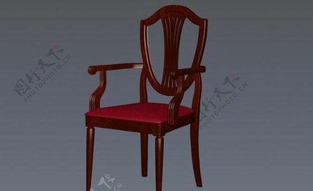 传统家具椅子3D模型A034