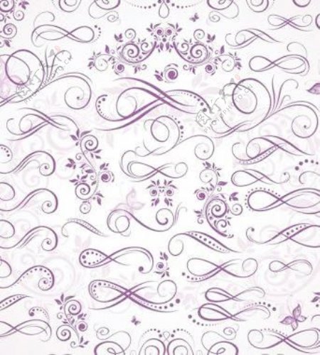 紫色细花纹矢量素材