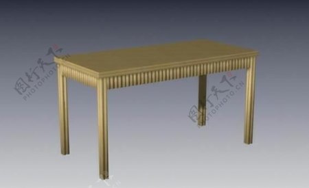 当代现代家具桌子3D模型e006
