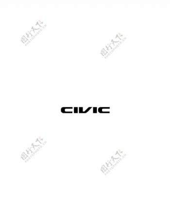 Civiclogo设计欣赏Civic名车标志欣赏下载标志设计欣赏