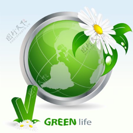 绿色环保系列矢量素材图片