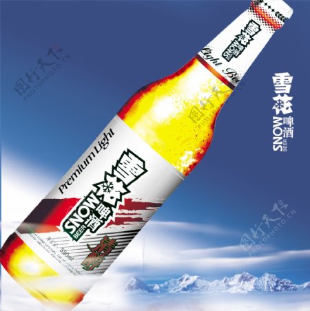 雪花啤酒图片